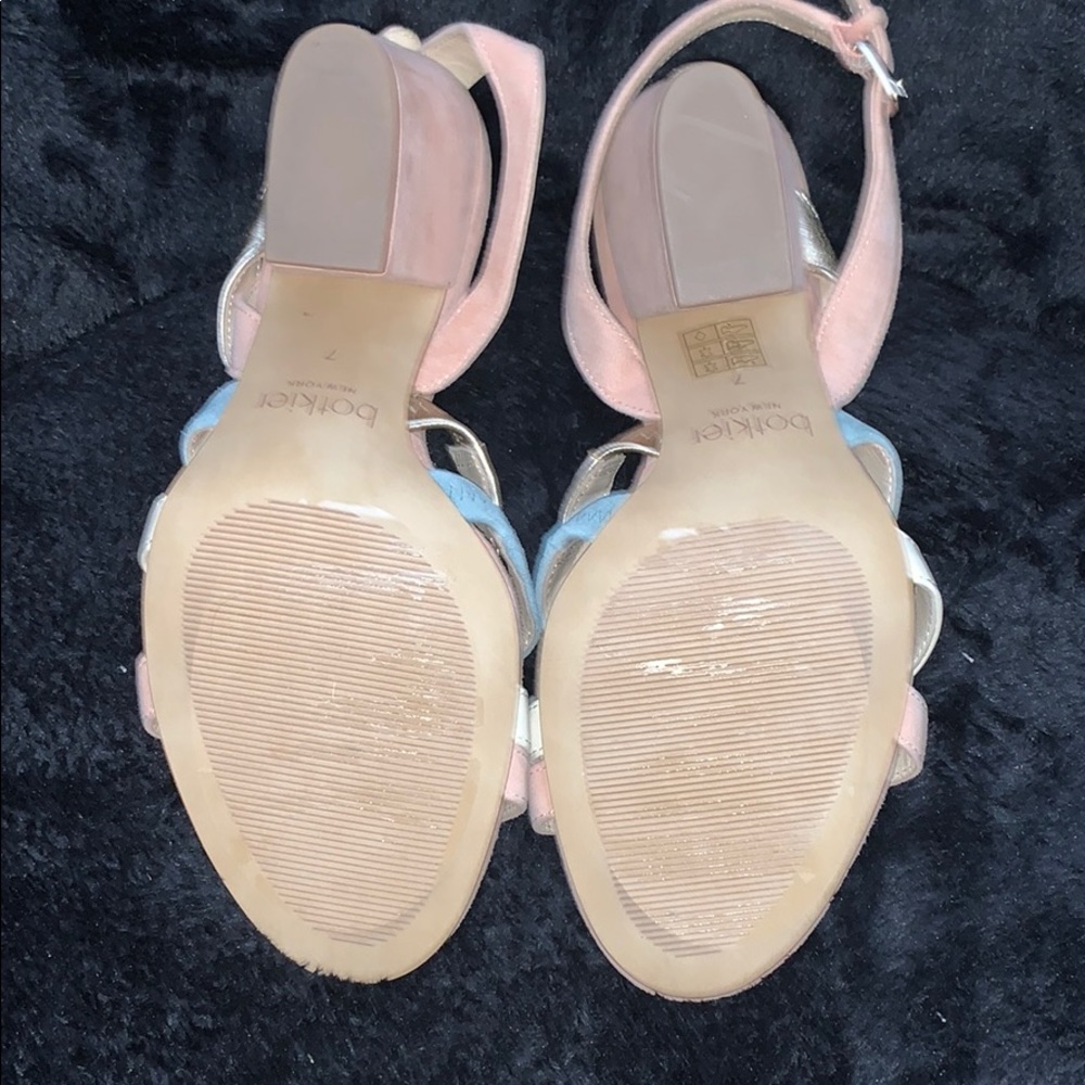 Botkier New York Size 7m Multi Strap Block Heels - image 3